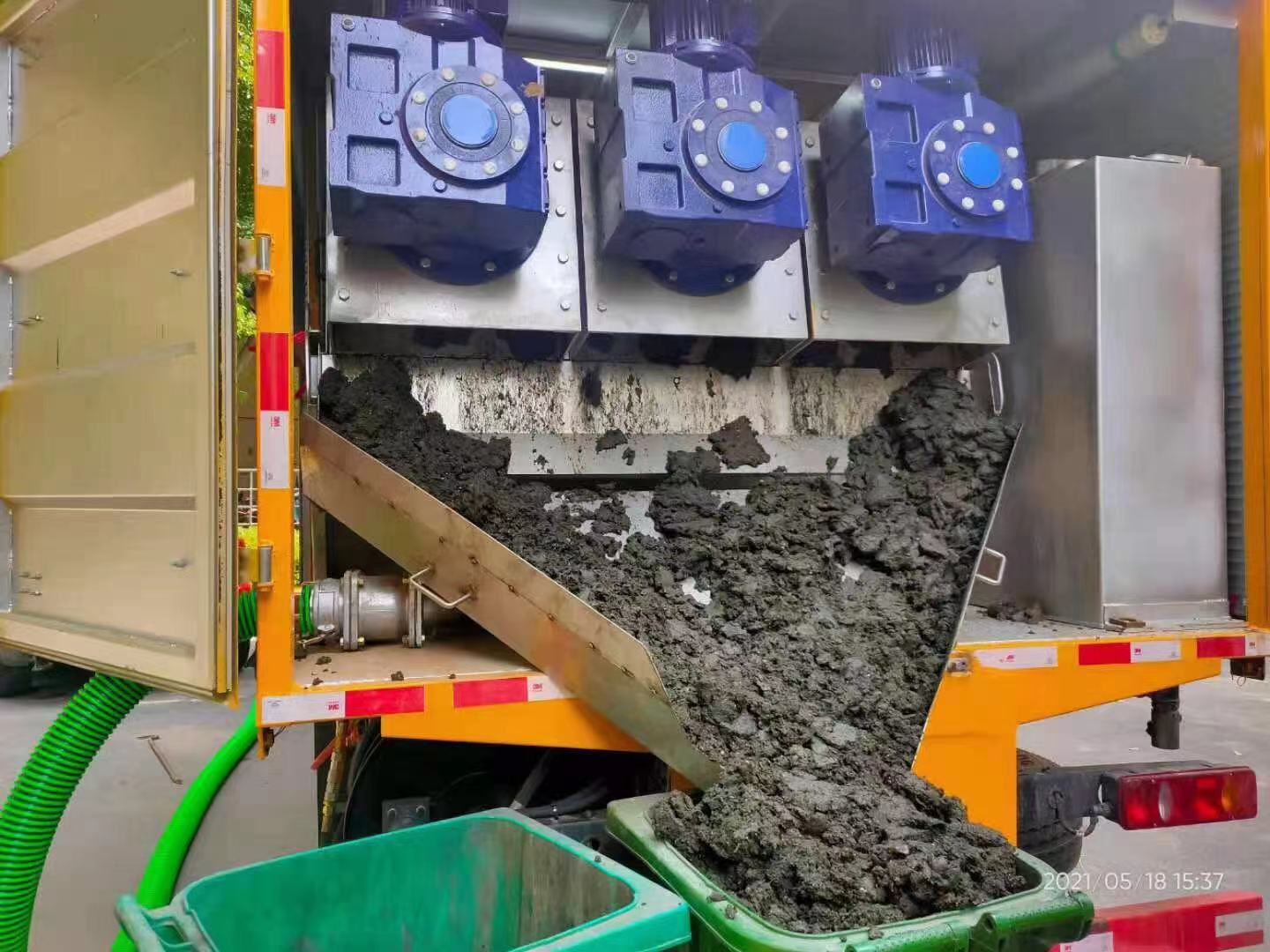 东港化粪池清掏城市维护站-泥浆净化干湿分离处理